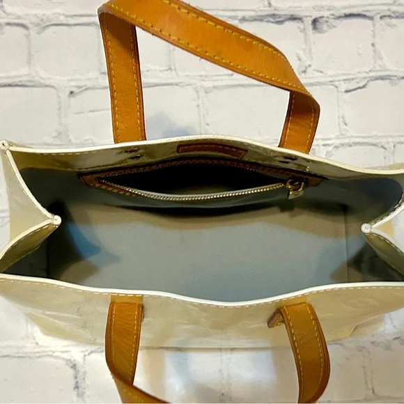 Louis Vuitton Vernis Reade PM Yellow Tote - EUC - Picture 2 of 15